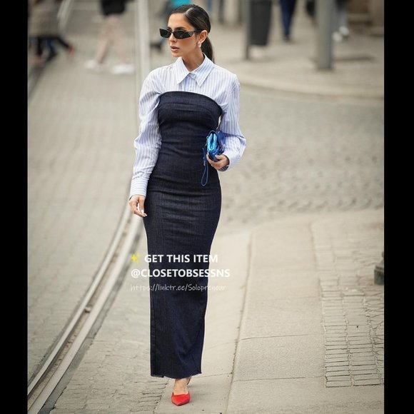 ZARA Denim Dress - Picture 9 of 16